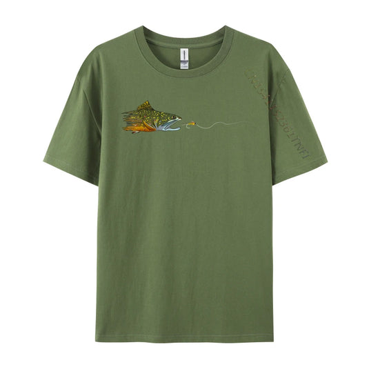 Brook Trout Fly Eat T-shirts