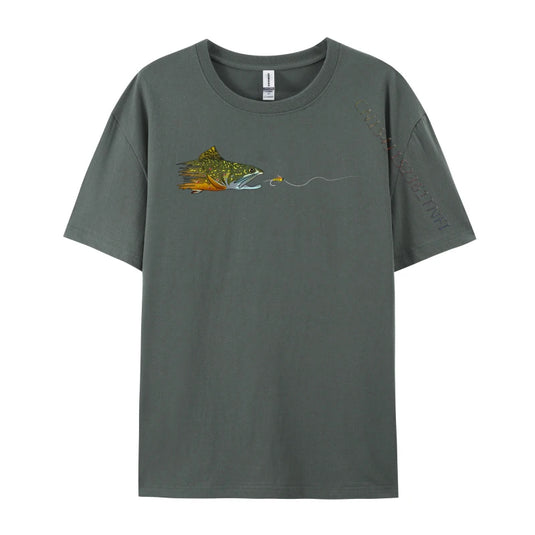 Brook Trout Fly Eat T-shirts