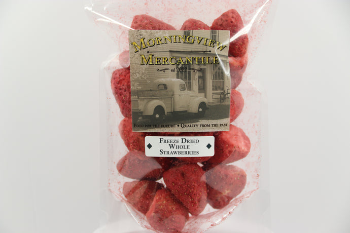 Morningview Mercantile - Whole Freeze Dried Strawberries