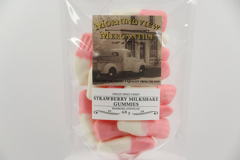 Load image into Gallery viewer, Morningview Mecantile - Freeze Dried Strawberry Milkshake Gummies
