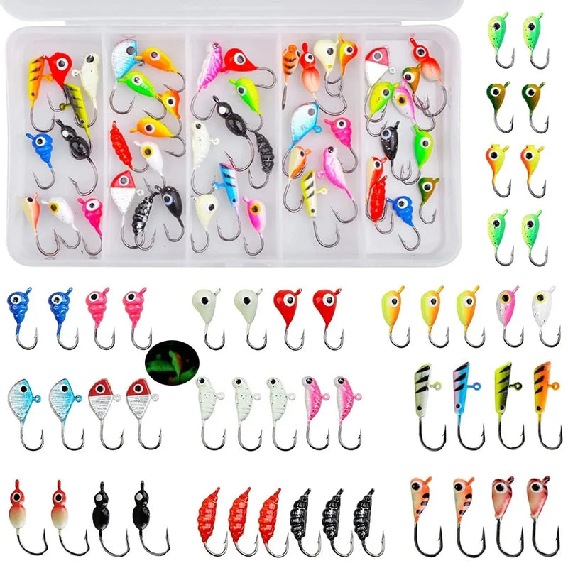 Load image into Gallery viewer, Ice Fishing Jig Head Kits
