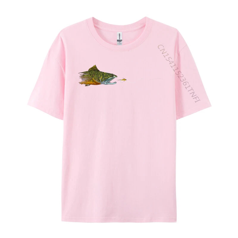 Load image into Gallery viewer, Brook Trout Fly Eat T-shirts
