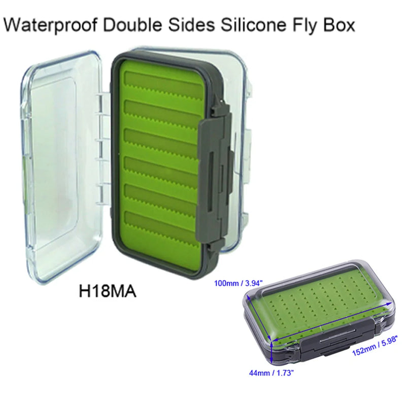 Load image into Gallery viewer, Silicone Waterproof Double sided Fly Box
