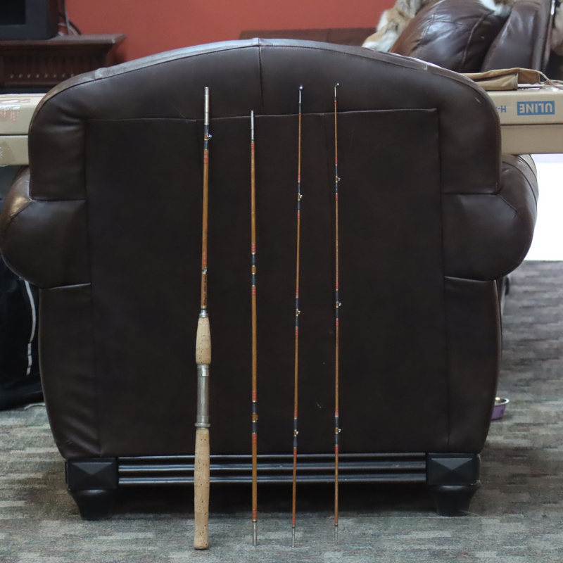 Load image into Gallery viewer, Blazine Retro Rods - Bamboo Fly Rod - 3pc - 8&#39;4&quot; 7/8 WT - EXTRA ROD TIP INCLUDED
