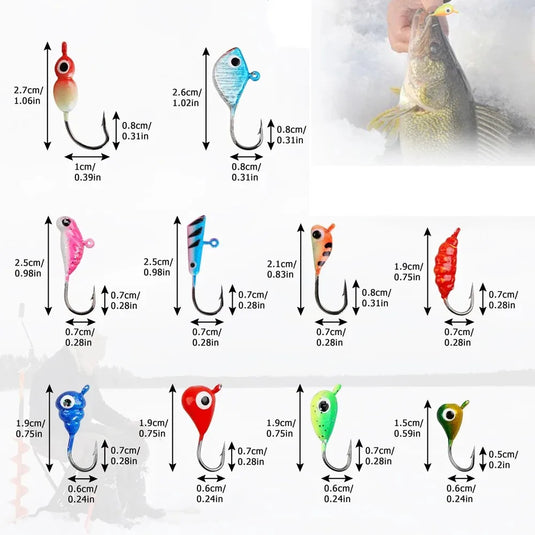 Ice Fishing Jig Head Kits