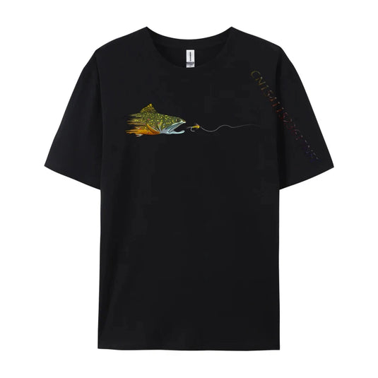 Brook Trout Fly Eat T-shirts