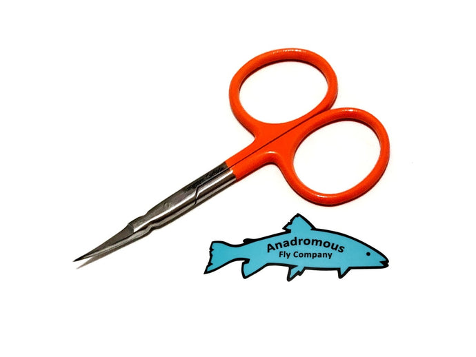 Anadromous - Arrow Point Scissors Curved 3.5