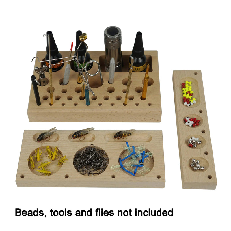 Load image into Gallery viewer, Wood Fly Tying Tool Caddy&#39;s
