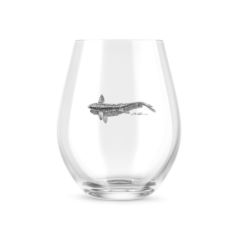 Load image into Gallery viewer, RepYourWater - Shallow Water Cruiser Stemless Wine Glass
