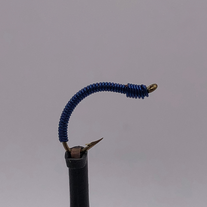 Wire Worm - BLUE - Hook Size #12