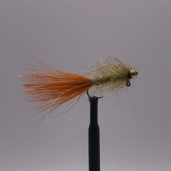 Balanced Leech - BURNT OLIVE - Hook Size #8