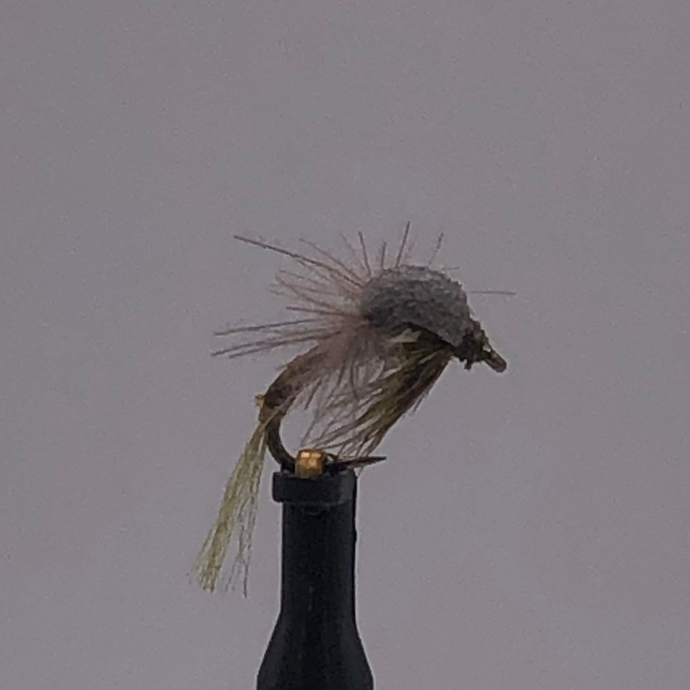 Blue Wing Olive Foam Emerger - Hook Size #16