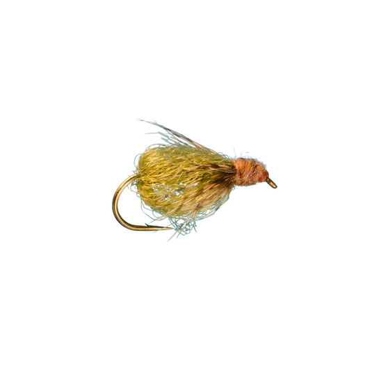 Sparkle Caddis - OLIVE - Hook Size #12