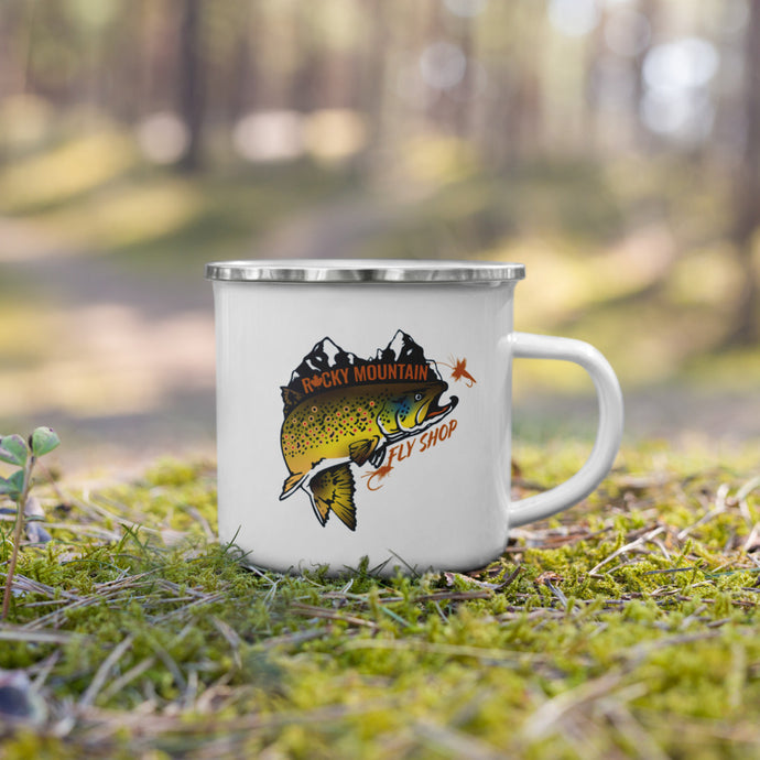 Rocky Mountain Fly Shop - Rocky Mountain Enamel Mug