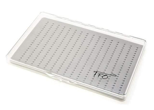 TFO CLEAR FLY BOX WITH SLIT FOAM HOLDS 352 FLIES - Rocky Mountain Fly Shop