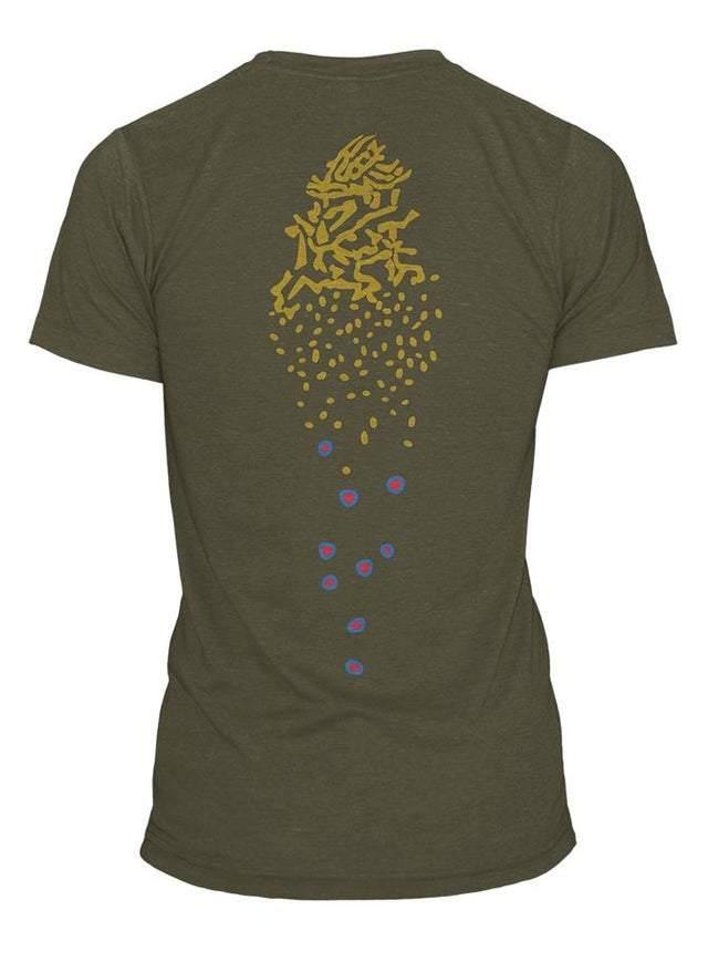 Load image into Gallery viewer, RepYourWater-Brook Trout Skin Spine Tee - Rocky Mountain Fly Shop
