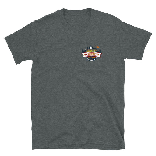 Rocky Mountain Fly Shop - Squatchy Brown Trout Soft Short-Sleeve Unisex T-Shirt