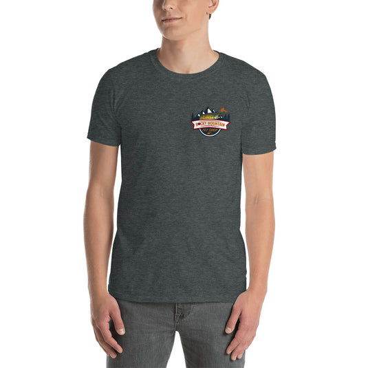 Rocky Mountain Fly Shop - Squatchy Brown Trout Soft Short-Sleeve Unisex T-Shirt