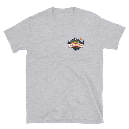 Rocky Mountain Fly Shop - Squatchy Brown Trout Soft Short-Sleeve Unisex T-Shirt