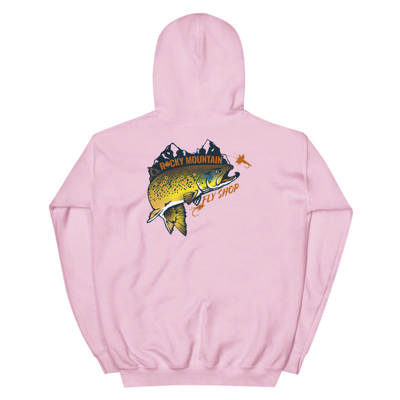 Load image into Gallery viewer, Rocky Mountain Fly Shop - Rocky Mountain &amp; Logo Unisex Hoodie
