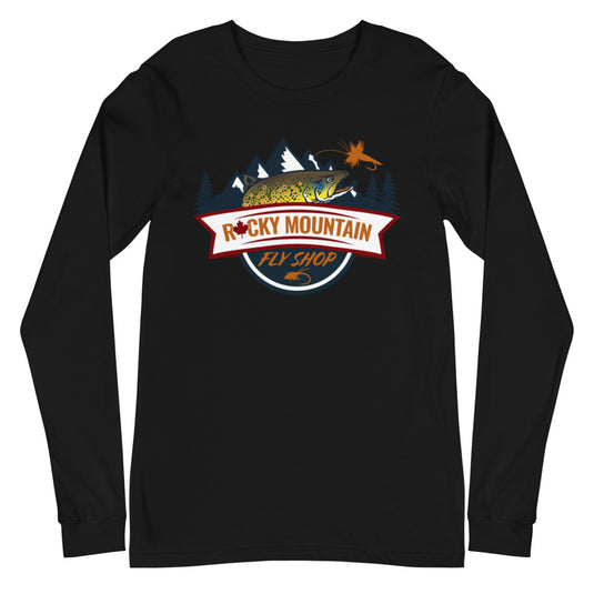 Rocky Mountain Fly Shop - RMFS Logo Unisex Long Sleeve Tee