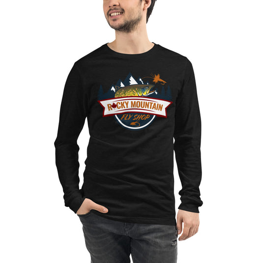 Rocky Mountain Fly Shop - RMFS Logo Unisex Long Sleeve Tee