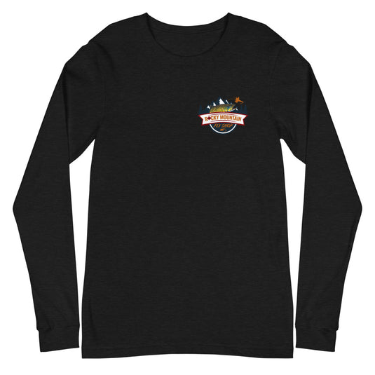 Rocky Mountain Fly Shop - Rocky Mountain & Logo Unisex Long Sleeve Tee