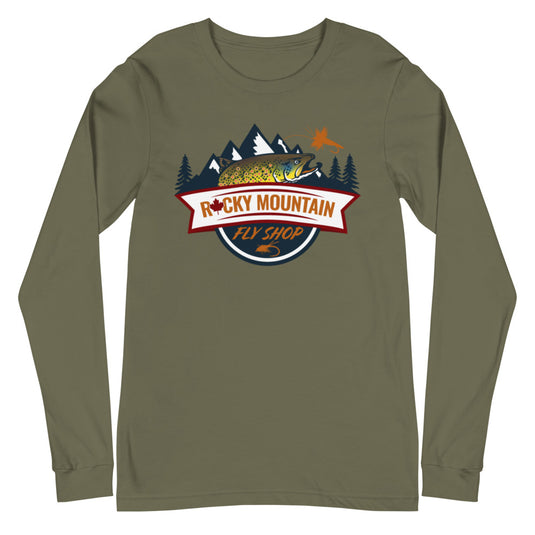 Rocky Mountain Fly Shop - RMFS Logo Unisex Long Sleeve Tee