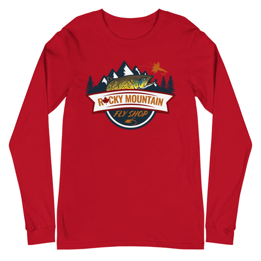 Rocky Mountain Fly Shop - RMFS Logo Unisex Long Sleeve Tee