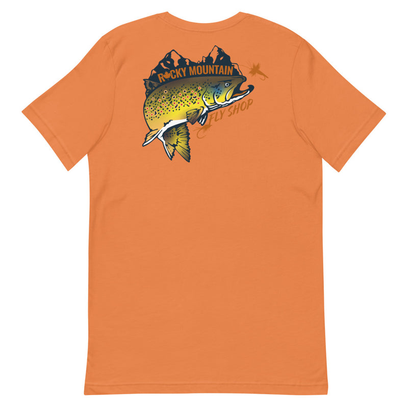 Load image into Gallery viewer, Rocky Mountain Fly Shop - Rocky Mountain &amp; Logo Short-Sleeve Unisex T-Shirt
