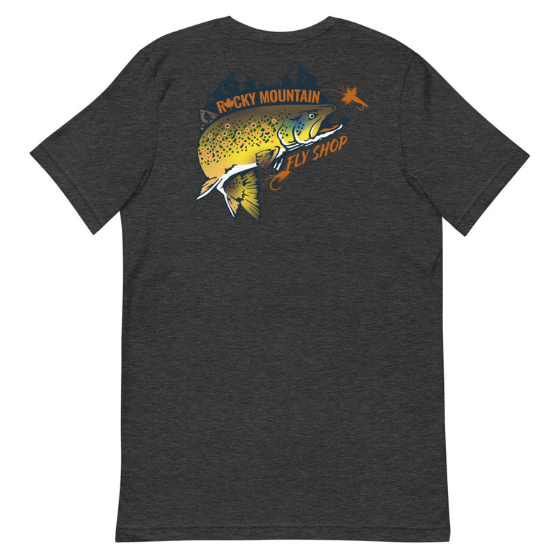 Load image into Gallery viewer, Rocky Mountain Fly Shop - Rocky Mountain &amp; Logo Short-Sleeve Unisex T-Shirt
