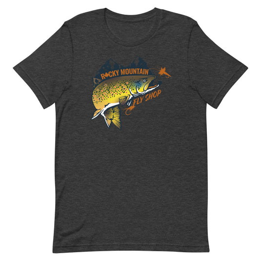 Rocky Mountain Fly Shop - Rocky Mountain Short-Sleeve Unisex T-Shirt