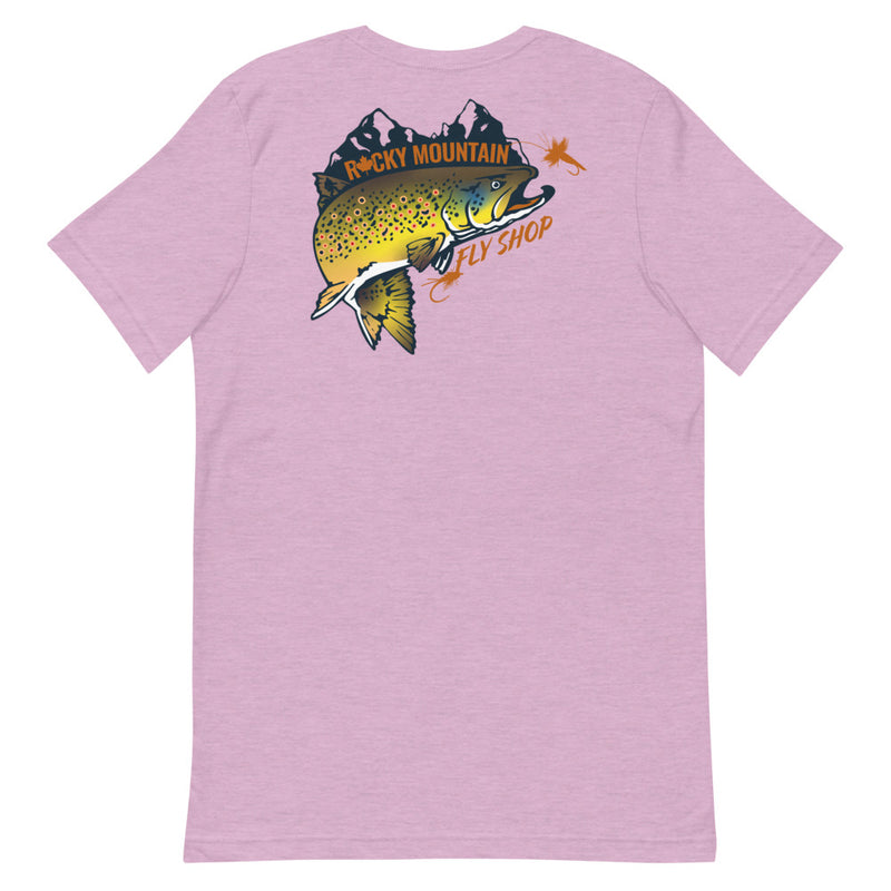 Load image into Gallery viewer, Rocky Mountain Fly Shop - Rocky Mountain &amp; Logo Short-Sleeve Unisex T-Shirt
